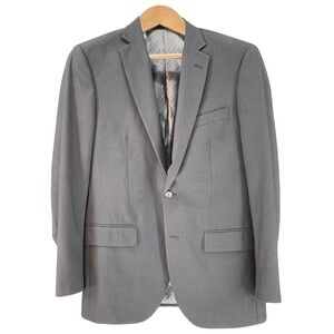Alberto Cardinali 42R Grey Slim Fit  Jacket Blazer Sport Coat Executive‎ Office